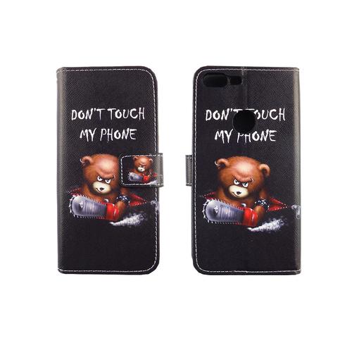 Handyh�lle Tasche f�r Handy Google Pixel XL Schriftzug B�r mit Kettens�ge