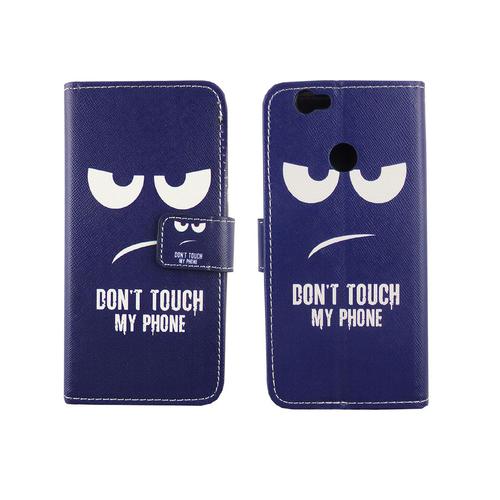 Dont Touch My Phone Handyh�lle Huawei Nova Klapph�lle Wallet Case