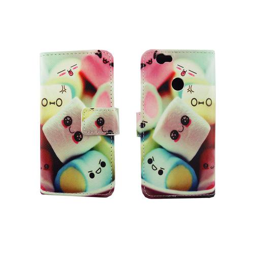 Handyh�lle Tasche f�r Handy Huawei Nova Schriftzug Marshmallows