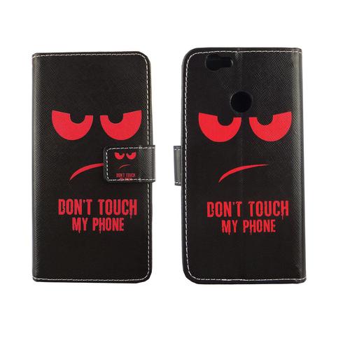 Dont Touch My Phone Handyh�lle Huawei Nova Klapph�lle Wallet Case