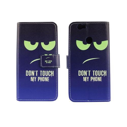 Dont Touch My Phone Handyh�lle Huawei Nova Klapph�lle Wallet Case