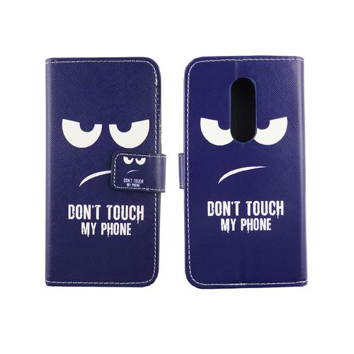 Handyh�lle Tasche f�r Handy ZTE Axon 7 Dont Touch my Phone