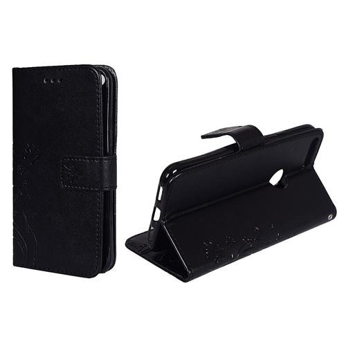 Schutz H�lle Blumen f�r Handy Google Pixel XL Schwarz