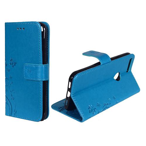 Schutz H�lle Blumen f�r Handy Google Pixel XL Blau