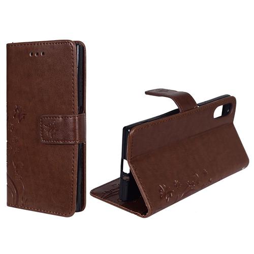 Schutz H�lle Blumen f�r Handy Sony Xperia XZ Coffee