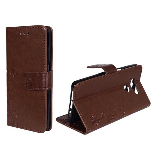 Schutz H�lle Blumen f�r Handy Elephone P9000 Coffee