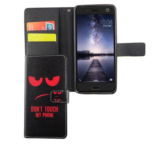 Handyh�lle Tasche f�r Handy ZTE Blade V8 Dont Touch My Phone Rot
