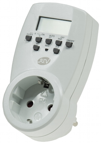 digitale Wochen-Zeitschaltuhr 230V/1800W
