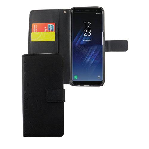 Handyh�lle Tasche f�r Handy Samsung Galaxy S8+ Plus Schwarz