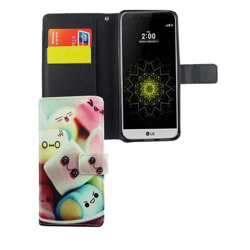 Handyh�lle Tasche f�r Handy LG G6 Schriftzug Marshmallows