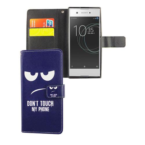 Handyh�lle Tasche f�r Handy Sony Xperia XA1 Dont Touch my Phone