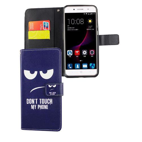 Handyh�lle Tasche f�r Handy ZTE Blade A2 Plus Dont Touch my Phone