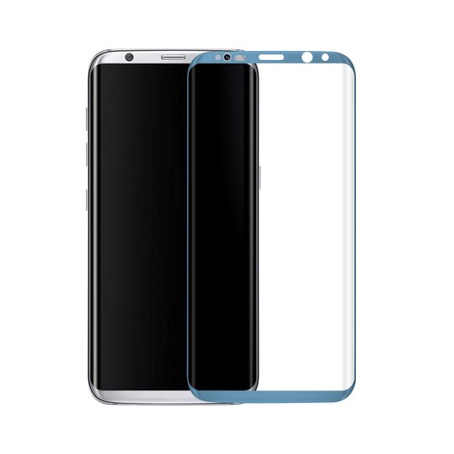 Samsung Galaxy S8+ Plus 3D Panzer Glas Folie Display 9H Schutzfolie H�llen Case Blau
