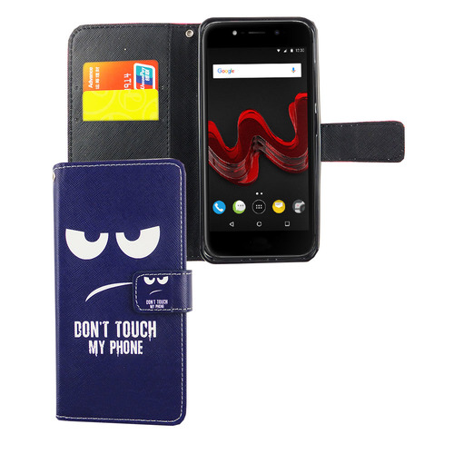 Handyh�lle Tasche f�r Handy Wiko Wim Lite Dont Touch my Phone