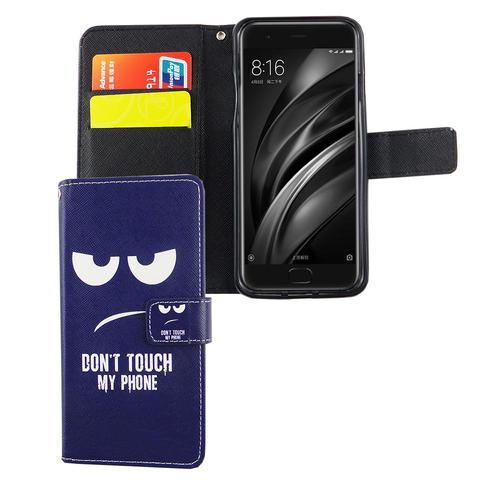 Handyh�lle Tasche f�r Handy Xiaomi Mi 6 Dont Touch my Phone
