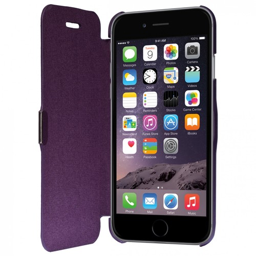 Flip Cover Schutzh�lle Case Handyh�lle Bookstyle f�r Apple iPhone 6 / 6s Plus Violett