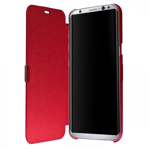Flip Cover Schutzh�lle Case Handyh�lle Bookstyle f�r Samsung Galaxy S8+ Rot