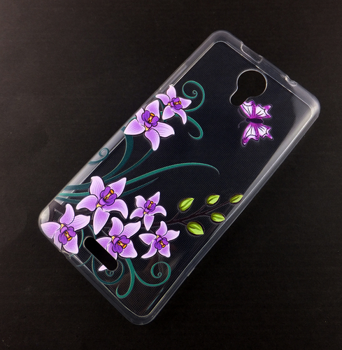 Handy H�lle f�r Wiko Jerry 2 Lotusblume Smartphone Cover Bumper Schale Etuis