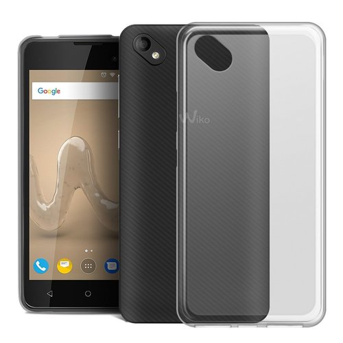 Handy H�lle f�r Wiko Sunny 2 Transparent Smartphone Cover Bumper Schale Etuis