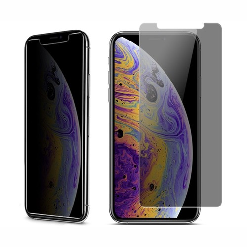 Apple iPhone XS Max Blickschutz Panzer Schutz Glas Anti-Spy Glasfolie 9H - 1 St�ck