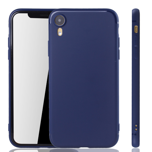 Apple iPhone XR Handyh�lle Schutzcase Backcover Tasche H�lle Case Etuis Blau