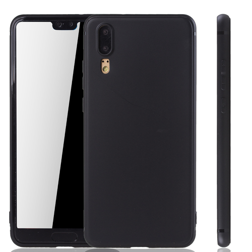 Huawei P20 Handyh�lle Schutzcase Backcover Tasche H�lle Case Etui Bumper Schwarz