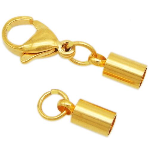 Karabiner 4 mm Gold