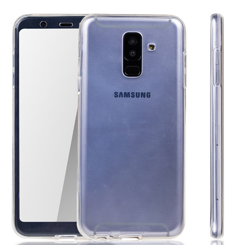 Samsung Galaxy A6 Plus 2018 H�lle Case 360 Handy Schutz Tasche Cover Full TPU Etui Transparent