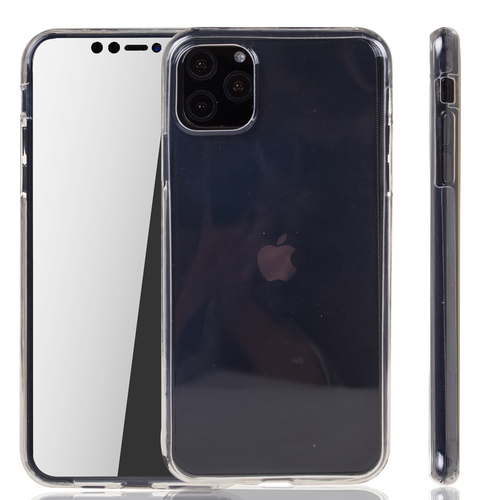 Apple iPhone 11 Pro H�lle Case 360 Handy Schutz Tasche Cover Full TPU Etui Transparent