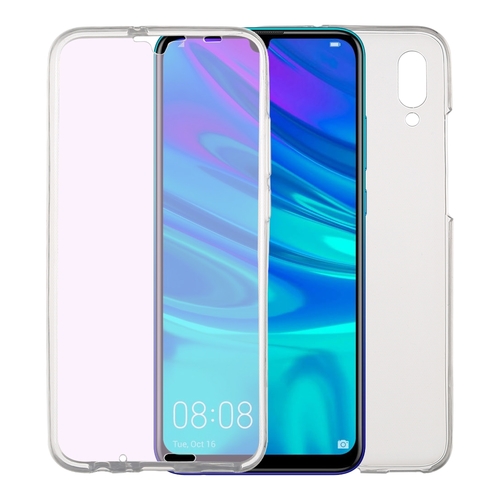 Huawei P Smart 2019 H�lle Case 360 Handy Schutz Tasche Cover Full TPU Etui Transparent