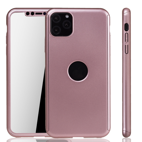 Handyh�lle Schutzh�lle f�r Apple iPhone 11 Pro Full Case Cover Displayschutz 360 Rosa