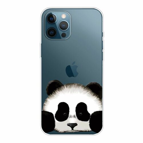 Handyh�lle f�r Apple iPhone 13 Pro Max Schutzcase Cover Panda Transparent