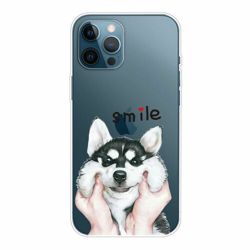 Handyh�lle f�r Apple iPhone 13 Pro Max Schutzcase Cover Hund Transparent
