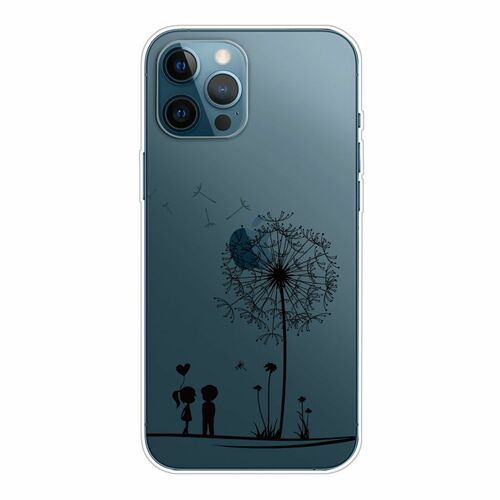 Handyh�lle f�r Apple iPhone 13 Pro Schutzcase Cover Blume Transparent