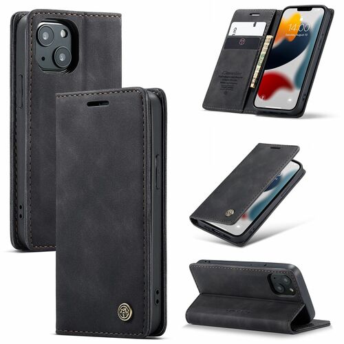 Apple iPhone 13 mini Handyh�lle Schutztasche Wallet Cover 360 Case Etuis Schwarz