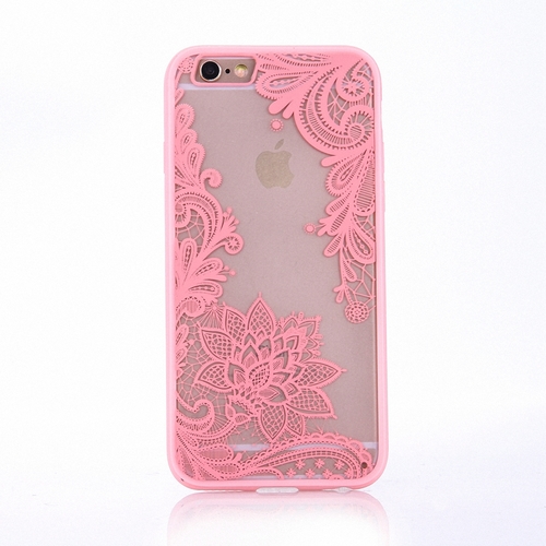 Handy H�lle Mandala f�r Apple iPhone 8 Design Case Schutzh�lle Motiv Bl�te Cover Tasche Bumper Rosa