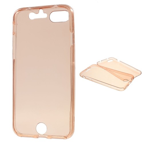 Crystal Case H�lle f�r Apple iPhone SE 2020 Pink Rahmen Full Body