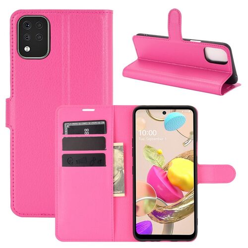 Schutzh�lle f�r LG K42 Case Handy H�lle Cover Case Schutztasche Wallet Klapptasche 
