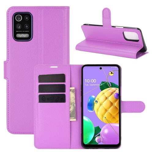 Schutzh�lle f�r LG K52 Case Handy H�lle Cover Case Schutztasche Wallet Klapptasche 