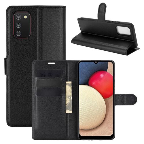 Schutzh�lle f�r Samsung Galaxy A02s Case Handy H�lle Cover Case Schutztasche Wallet 