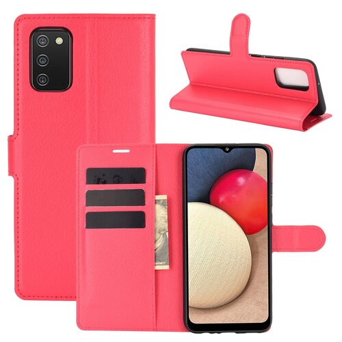 Schutzh�lle f�r Samsung Galaxy A02s Case Handy H�lle Cover Case Schutztasche Wallet 