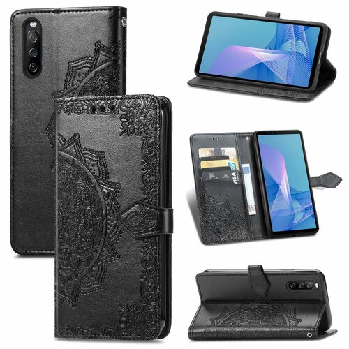 Sony Xperia 1 III Handyh�lle Schutztasche Case Cover Mandala 