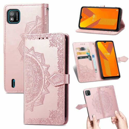 Wiko Y62 Tasche Handy H�lle Schutz-Cover Flip-Case mit Kartenfach 