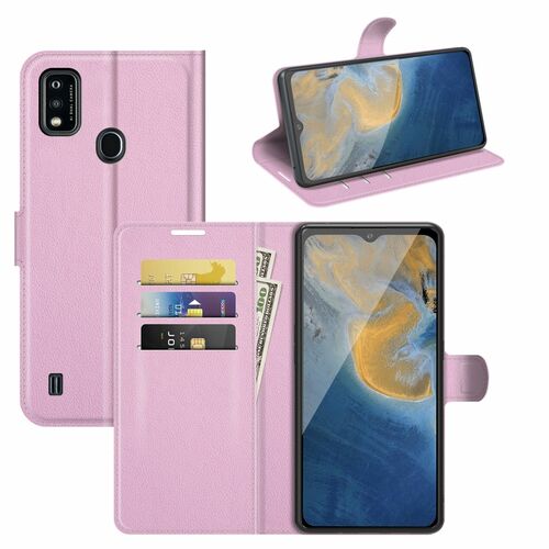 Handyh�lle f�r ZTE Blade A51 Schutztasche Wallet Cover 360 Case Etuis Schwarz 