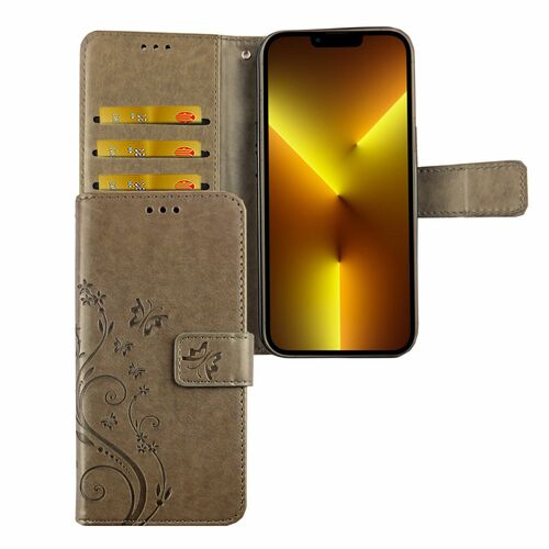 Apple iPhone 13 Pro Tasche Handy H�lle Schutz-Cover Flip-Case mit Kartenfach 