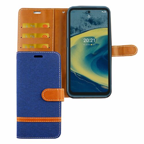 Nokia XR20 Tasche Handy H�lle Schutz-Cover Flip-Case mit Kartenfach 