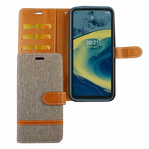 Nokia XR20 Tasche Handy H�lle Schutz-Cover Flip-Case mit Kartenfach 