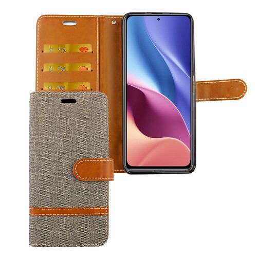 Xiaomi Mi 11i / Poco F3 Tasche Handy H�lle Schutz-Cover Flip-Case mit Kartenfach 