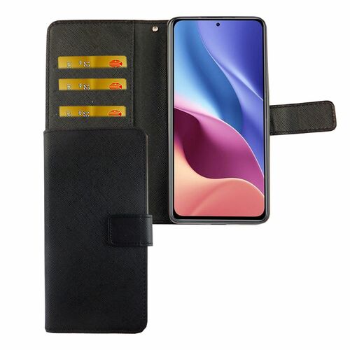 Xiaomi Mi 11i / Poco F3 Tasche Handy H�lle Schutz-Cover Flip-Case mit Kartenfach 