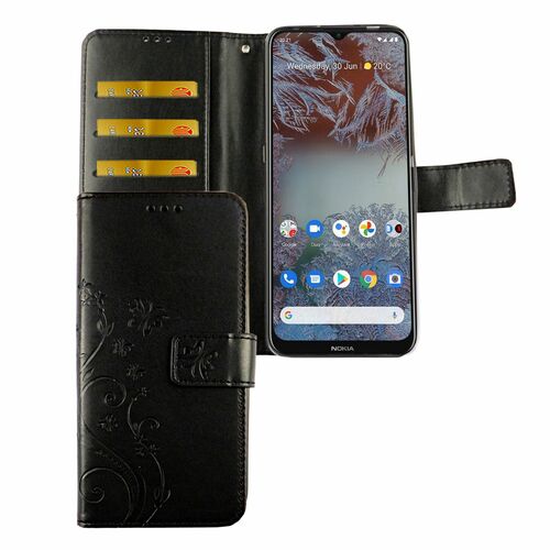 Nokia G10 / G20 Tasche Handy H�lle Schutz-Cover Flip-Case mit Kartenfach 